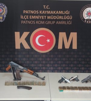 Patnos’ta silah kaçakçılarına operasyon