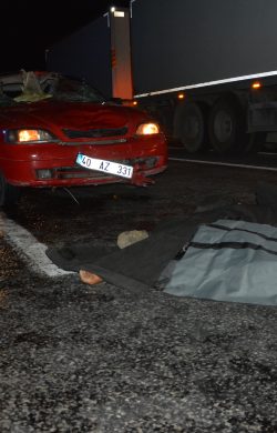 Patnos’ta trafik kazası 1 ölü 1 yaralı