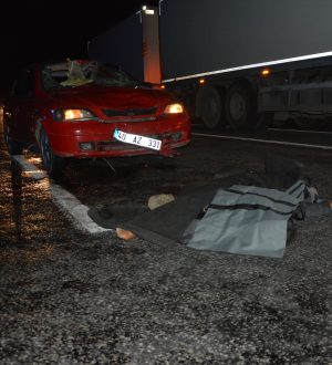 Patnos’ta trafik kazası 1 ölü 1 yaralı