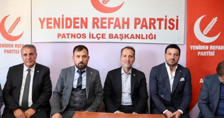  Yeniden Refah Partisi Genel Başkanı Fatih Erbakan, Patnos’ta