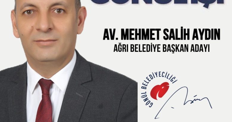  AK Parti Ağrı Belediye Başkan Adayı M. Salih Aydın oldu