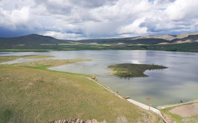  Patnos Barajı’nda geçen yıl mayıs ayında yüzde 53 olan doluluk bu yıl yüzde 82’ye çıktı