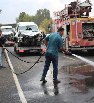 Patnos’ta trafik kazası 10 yaralı